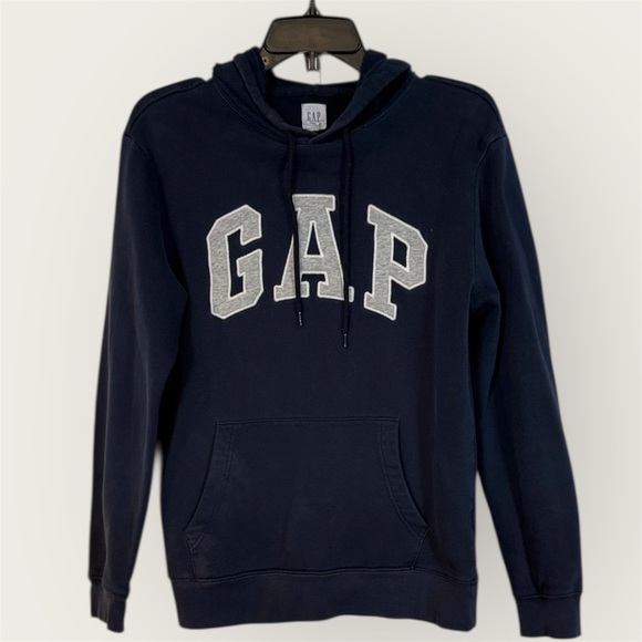 GAP Other - GAP Men's Dark Blue Hoodie with Logo XS